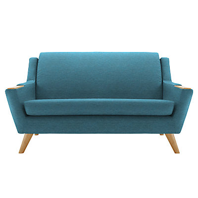 G Plan Vintage The Fifty Five Small 2 Seater Sofa Fleck Blue